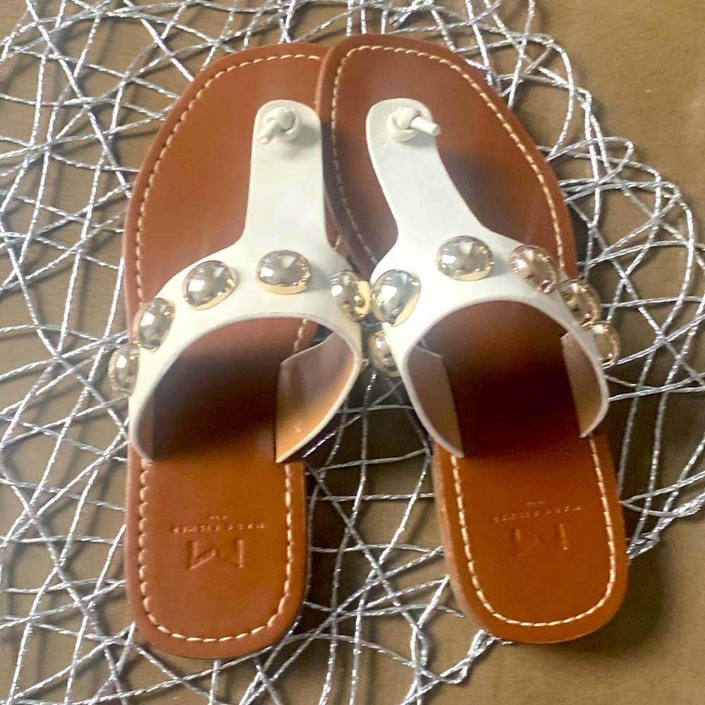 Cream Sandals 7.5
